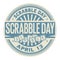 Scrabble Day stamp