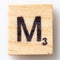 Scrabble Letter M