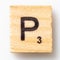 Scrabble Letter P
