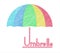 Scrabble umbrella logo