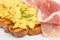 Scrambled Eggs with Parma Ham