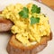 Scrambled Eggs on Toast