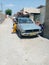 A scrap collecting car in village sunshine street Pakistan village