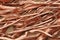 Scrap copper wires