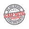 Scrap metal workers - printing label