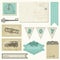 Scrapbook design elements - Vintage Boy Set