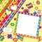 Scrapbook with doodle elements and place for your picture