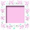 Scrapbook flower frame