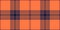 Scratch pattern plaid texture, hounds tartan vector check. Fibrous background textile fabric seamless in orange and pink colors