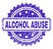 Scratched ALCOHOL ABUSE Stamp Seal