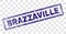 Scratched BRAZZAVILLE Rectangle Stamp