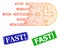 Scratched Fast! Imprints and Triangle Mesh Rush Time Icon