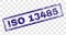 Scratched ISO 13485 Rectangle Stamp