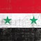 Scratched Syria flag