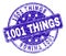 Scratched Textured 1001 THINGS Stamp Seal