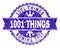Scratched Textured 1001 THINGS Stamp Seal with Ribbon
