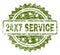 Scratched Textured 24X7 SERVICE Stamp Seal