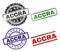 Scratched Textured ACCRA Stamp Seals