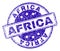 Scratched Textured AFRICA Stamp Seal