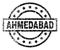 Scratched Textured AHMEDABAD Stamp Seal