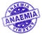Scratched Textured ANAEMIA Stamp Seal