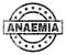 Scratched Textured ANAEMIA Stamp Seal