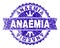 Scratched Textured ANAEMIA Stamp Seal with Ribbon