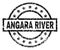 Scratched Textured ANGARA RIVER Stamp Seal