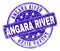 Scratched Textured ANGARA RIVER Stamp Seal