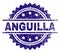 Scratched Textured ANGUILLA Stamp Seal