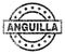 Scratched Textured ANGUILLA Stamp Seal