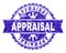 Scratched Textured APPRAISAL Stamp Seal with Ribbon