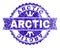 Scratched Textured ARCTIC Stamp Seal with Ribbon