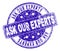 Scratched Textured ASK OUR EXPERTS Stamp Seal