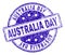 Scratched Textured AUSTRALIA DAY Stamp Seal