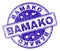 Scratched Textured BAMAKO Stamp Seal