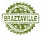 Scratched Textured BRAZZAVILLE Stamp Seal