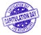 Scratched Textured CAPITULATION DAY Stamp Seal