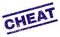 Scratched Textured CHEAT Stamp Seal