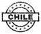 Scratched Textured CHILE Stamp Seal