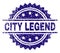 Scratched Textured CITY LEGEND Stamp Seal