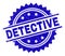 Scratched Textured DETECTIVE Stamp Seal