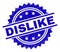 Scratched Textured DISLIKE Stamp Seal