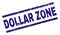 Scratched Textured DOLLAR ZONE Stamp Seal