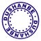 Scratched Textured DUSHANBE Round Stamp Seal