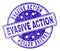 Scratched Textured EVASIVE ACTION Stamp Seal