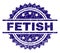 Scratched Textured FETISH Stamp Seal