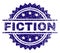 Scratched Textured FICTION Stamp Seal