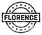 Scratched Textured FLORENCE Stamp Seal
