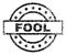 Scratched Textured FOOL Stamp Seal